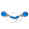 SpecSecure by ReadeREST with SWAROVSKI CRYSTALS Capri Blue